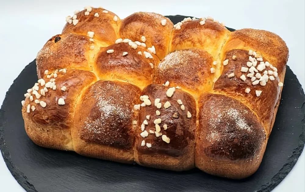 Image Brioche Double Pépites de Chocolat Sucre