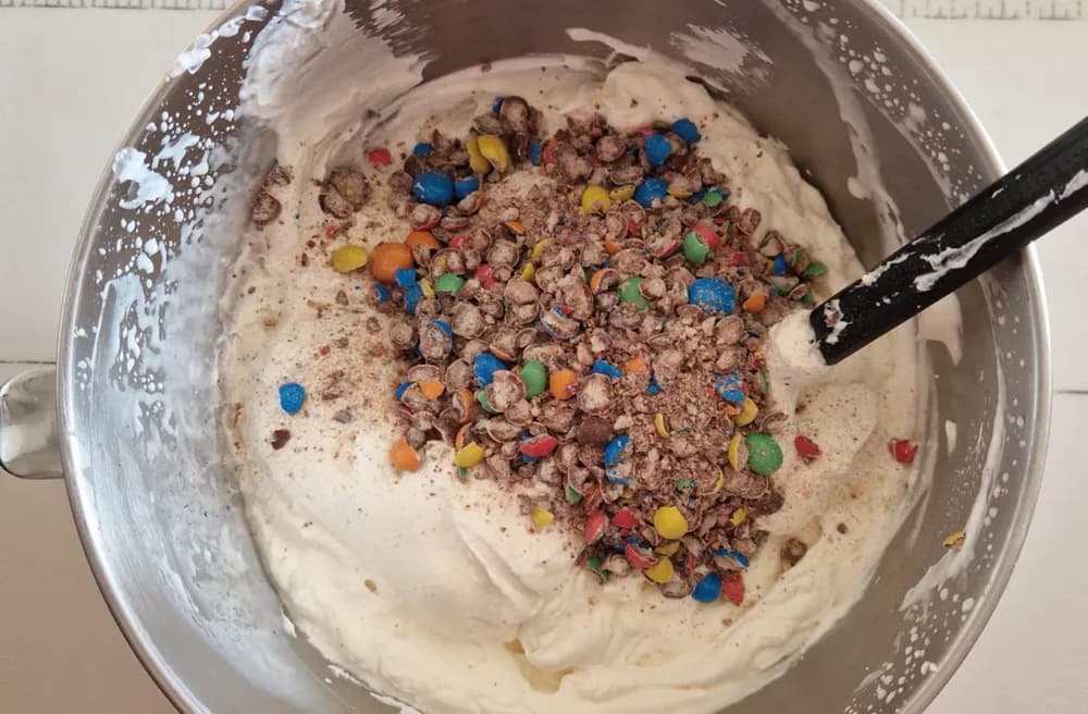 Image Bûche Glacée Meringues M&MS 9