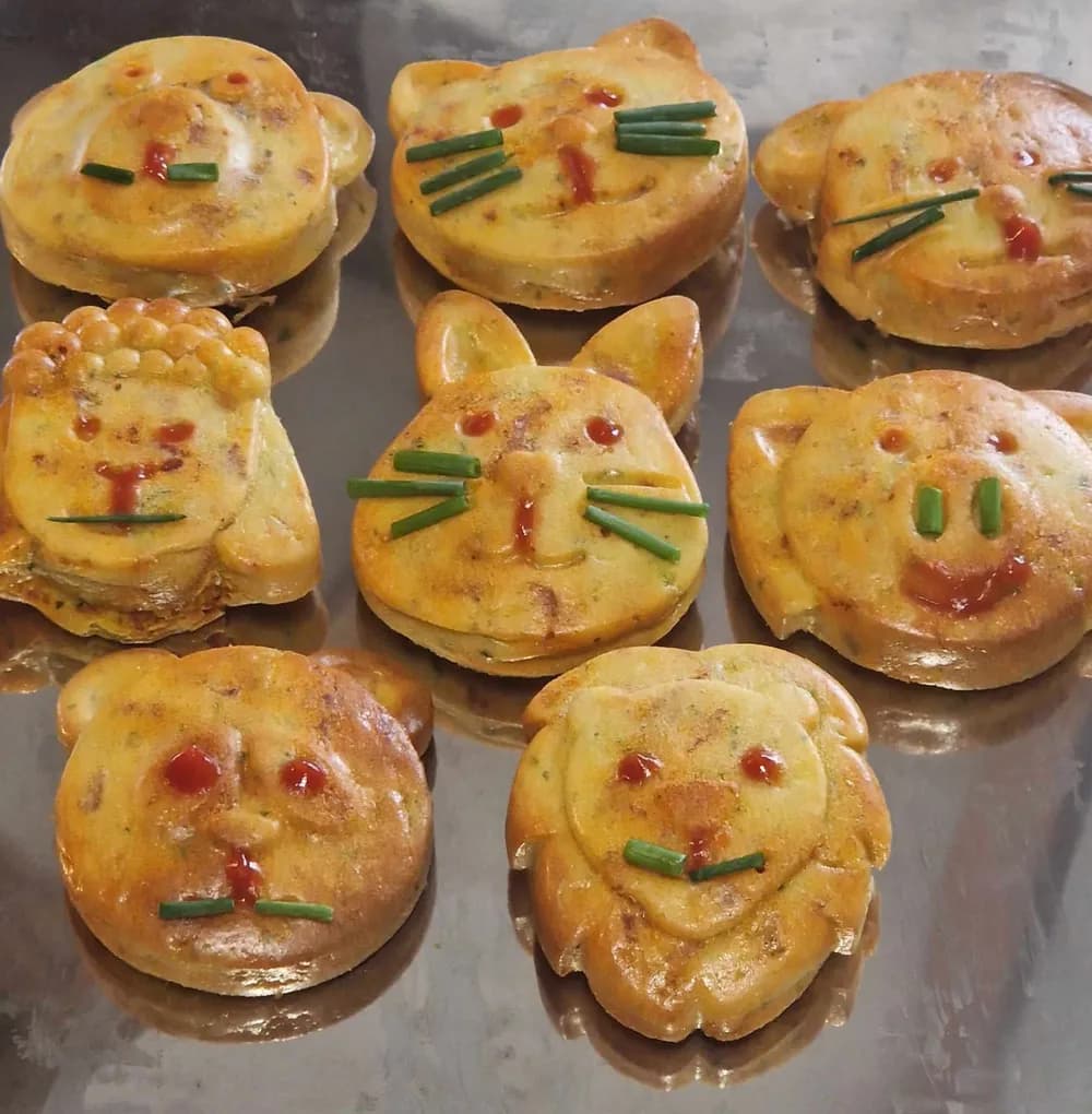 Image principale Cake Animaux Chorizo Courgettes