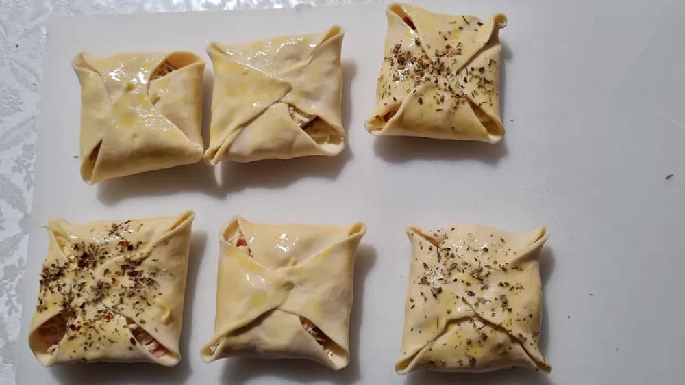 Image Carrés Feuilletés Jambon Chèvre 14