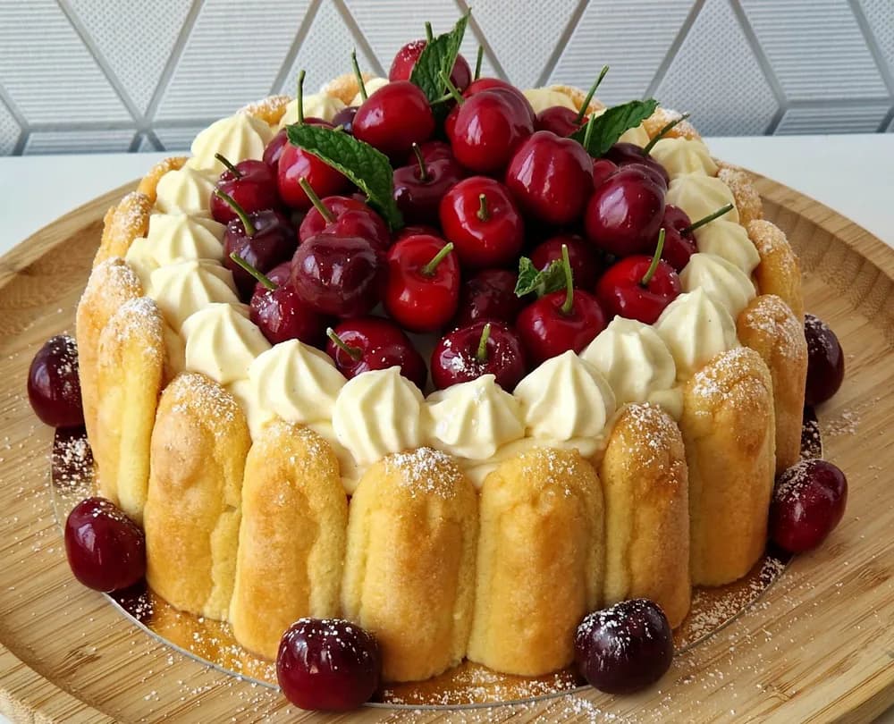 Image Charlotte Tiramisu aux Cerises