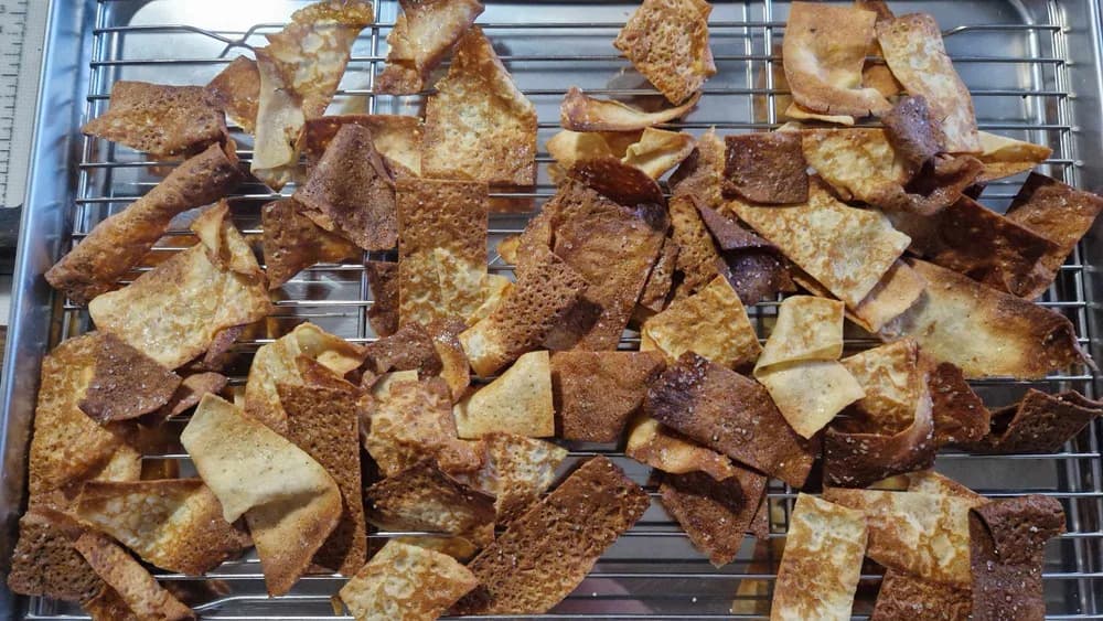 Image Chips de Crêpes Sucrées au Air Fryer