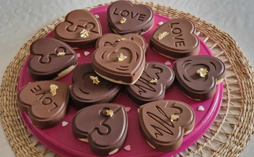 Image Cœur au Chocolat Façon Pim’s