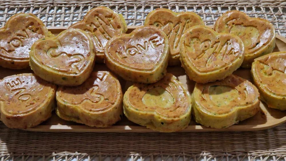 Image Cœurs Jambon Courgette