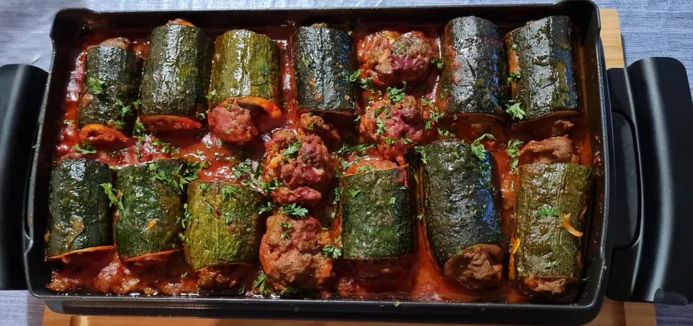 Image Courgettes Farcies à la Tomate