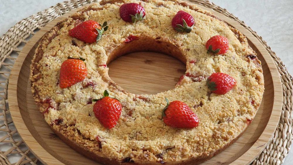 Image Couronne Crumble aux Fraises