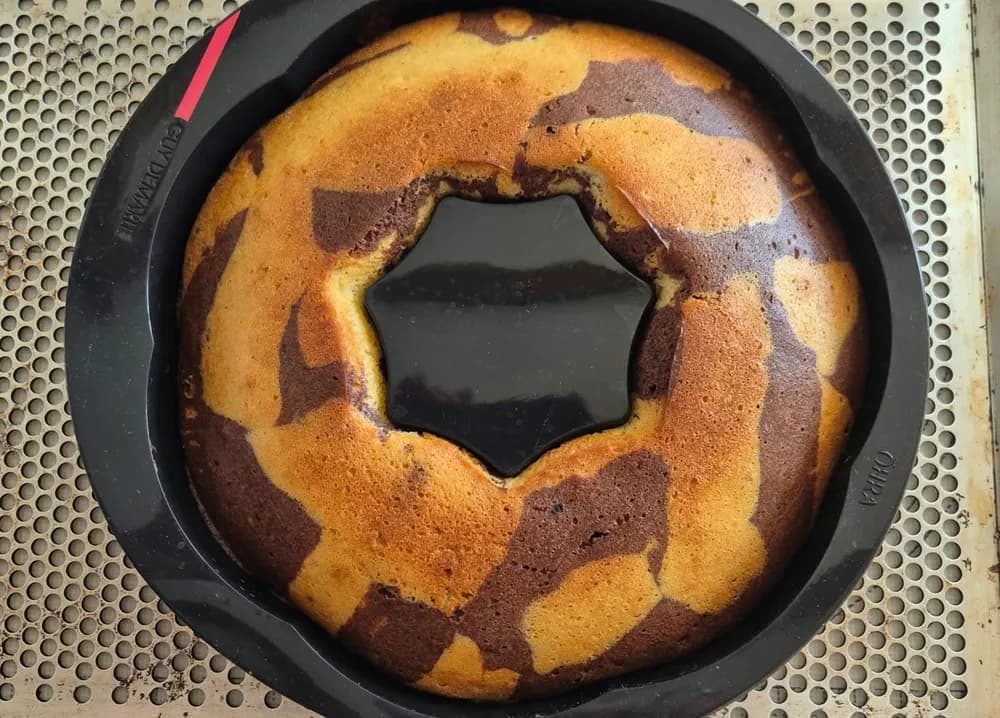 Image Couronne Marbrée au Chocolat 26