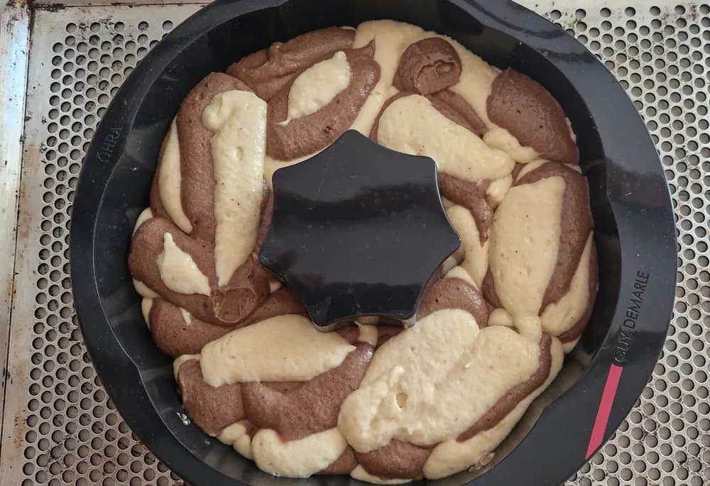 Image Couronne Marbrée au Chocolat 21