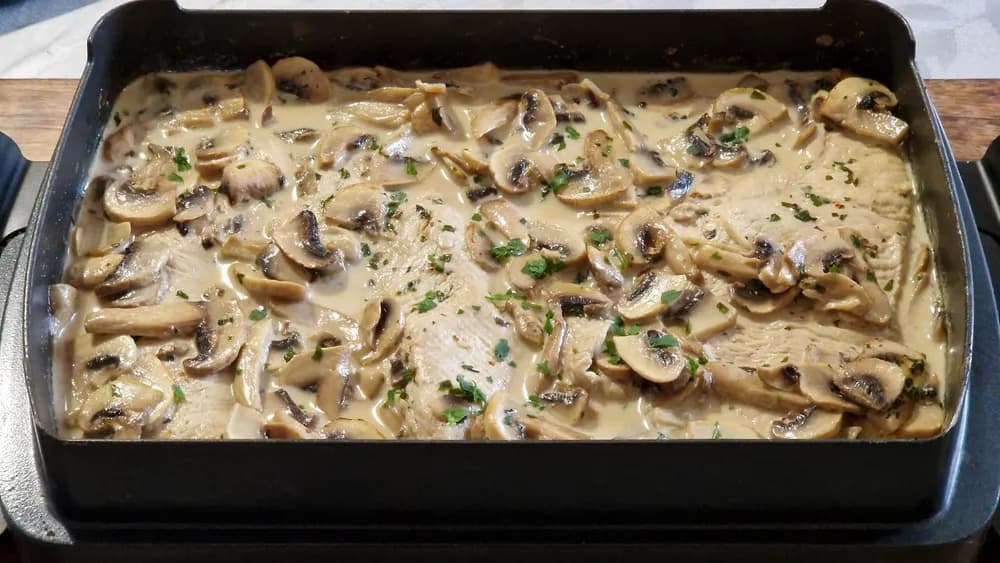 Image Escalopes Crème Champignons