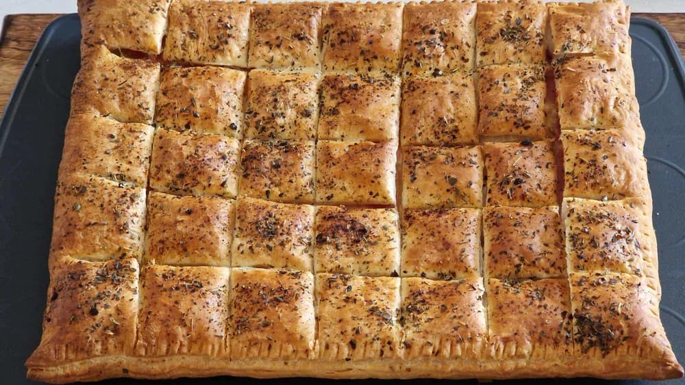 Image Feuilleté Géant Jambon Fromage