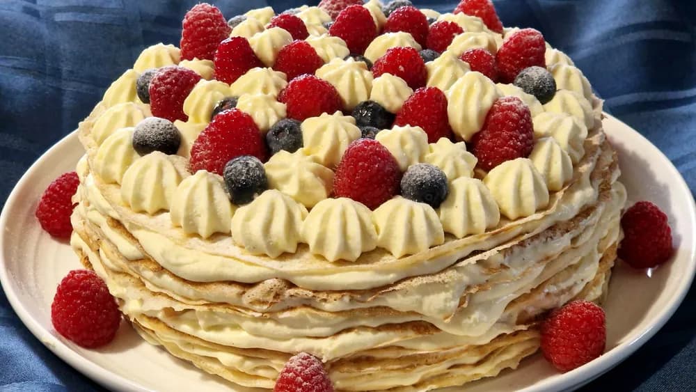 Image Gâteau de Crêpes Diplomate