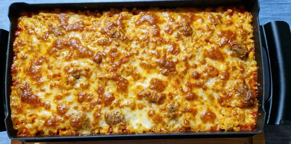 Image Gratin de Boulettes aux Coquillettes