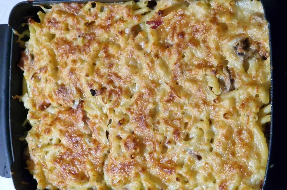Image Gratin Jambon Champignons