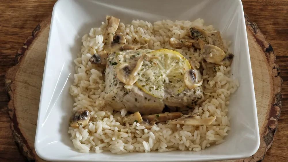 Image Lieu Noir Sauce Beurre Citron