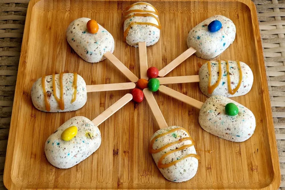 Image Mini Glace Mc Fleury aux M&Ms