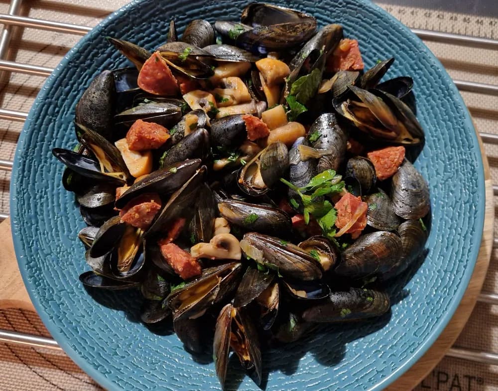 Image Moules Chorizo Champignons