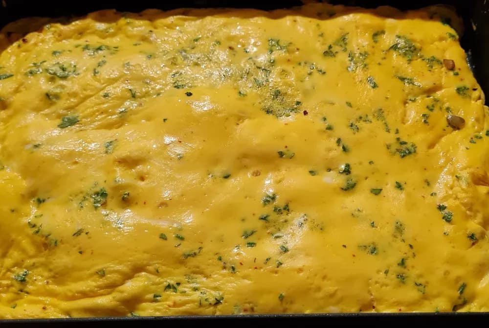 Image Omelette Farcie aux Champignons et Lardons 12
