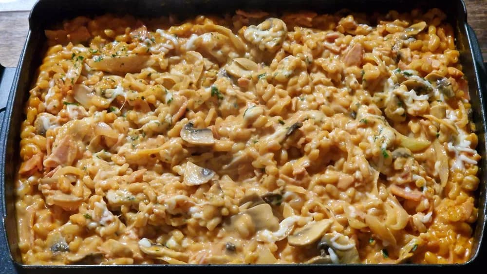 Image One Pot Pasta Jambon Champignons