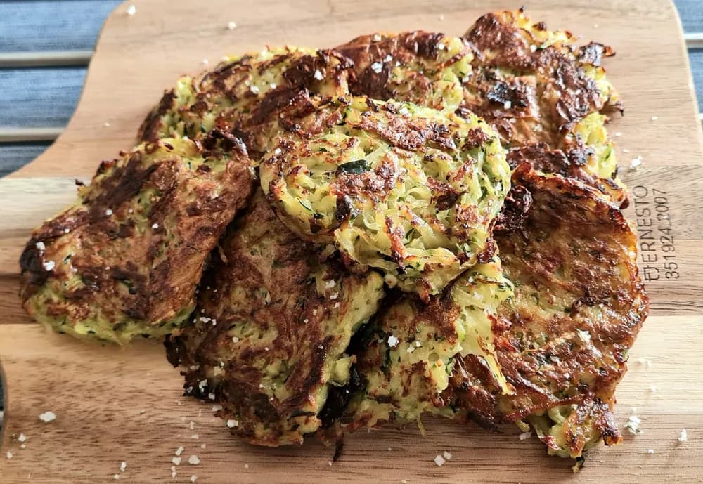Image Paillassons de Courgettes Pommes de Terre à la Plancha