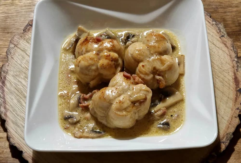 Image Paupiettes Crème et Champignons