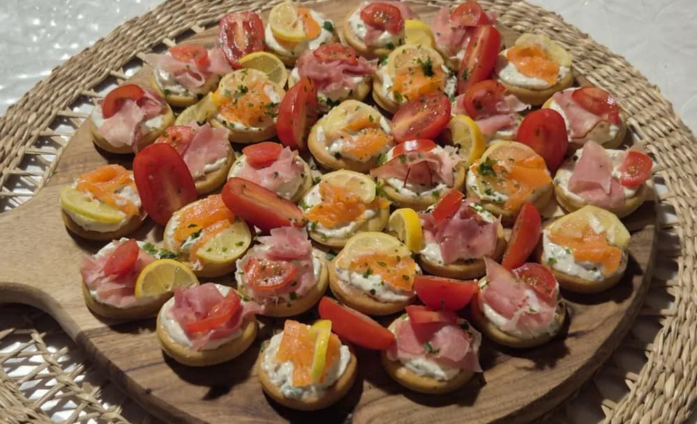 Image Petits Blinis Garnis