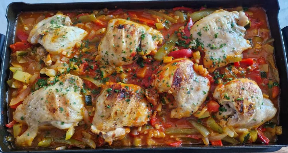 Image Poulet Façon Basquaise