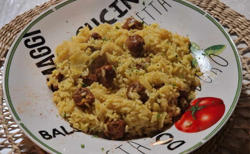 Image Riz Pilaf au Chorizo