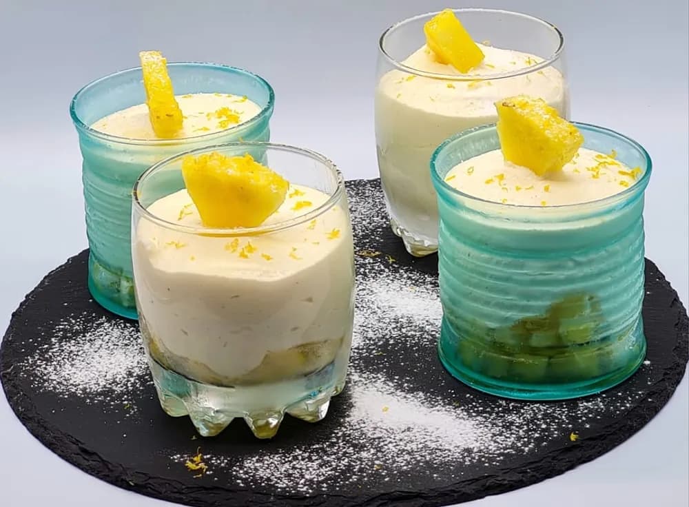 Image principale Soufflé Glacé à l’Ananas