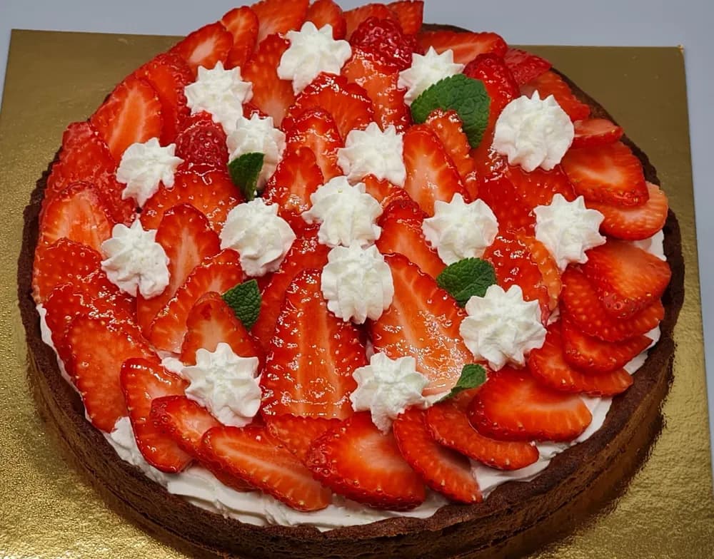 Image Tarte aux Fraises Chantilly Mascarpone