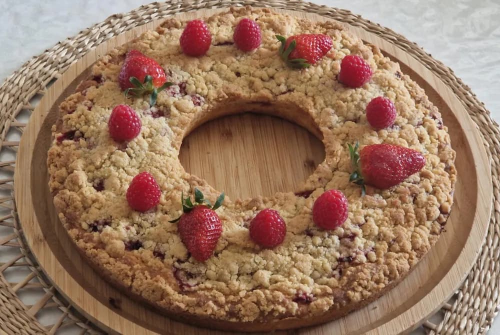 Image Tarte Couronne aux Fruits Rouges