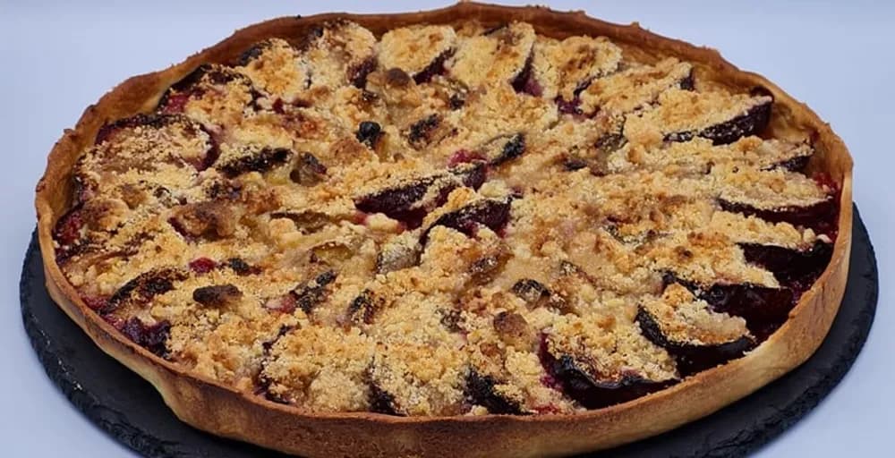 Image Tarte Crumble aux 2 Prunes
