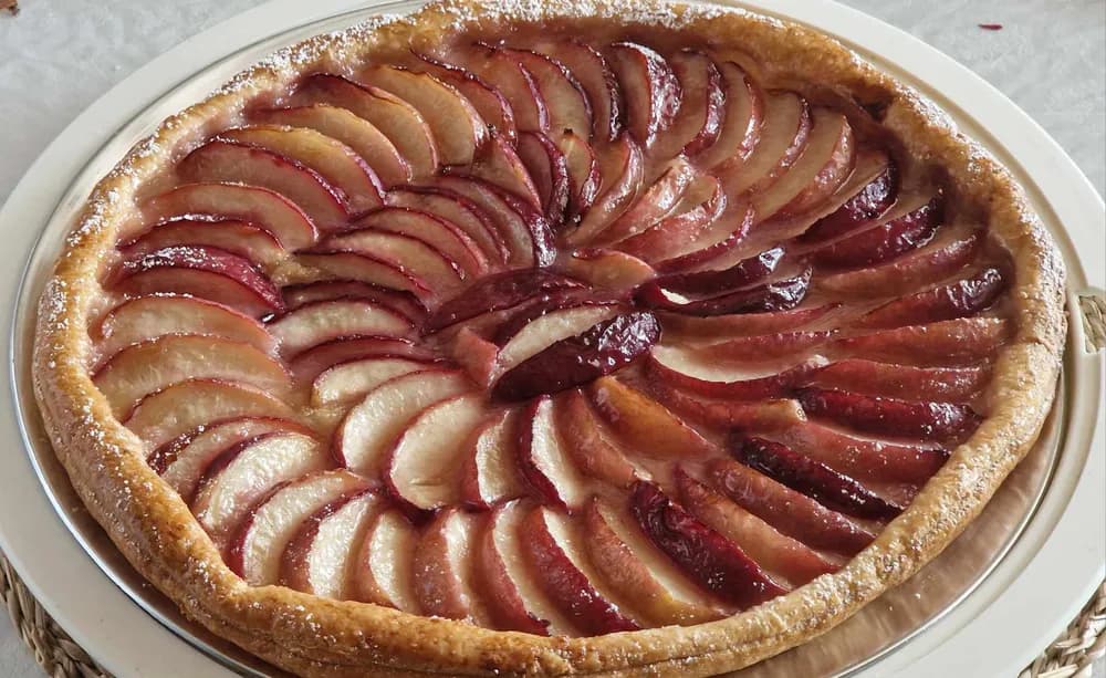 Image Tarte Fine à la Nectarine
