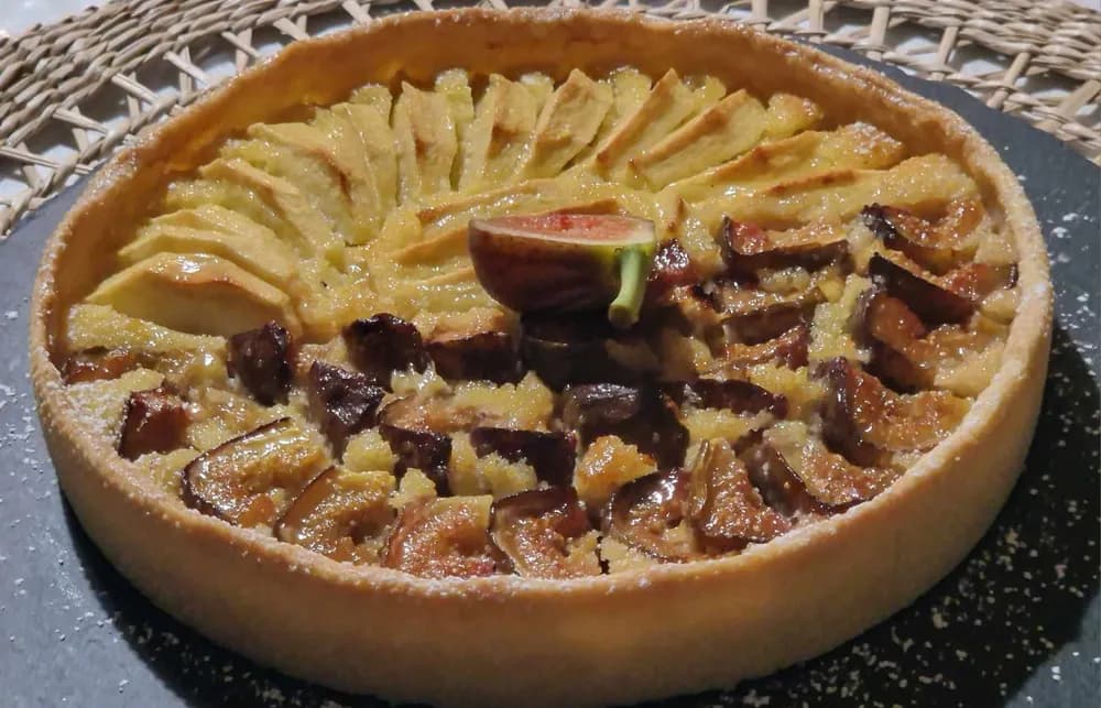 Image Tarte Mi Figues Mi Pommes