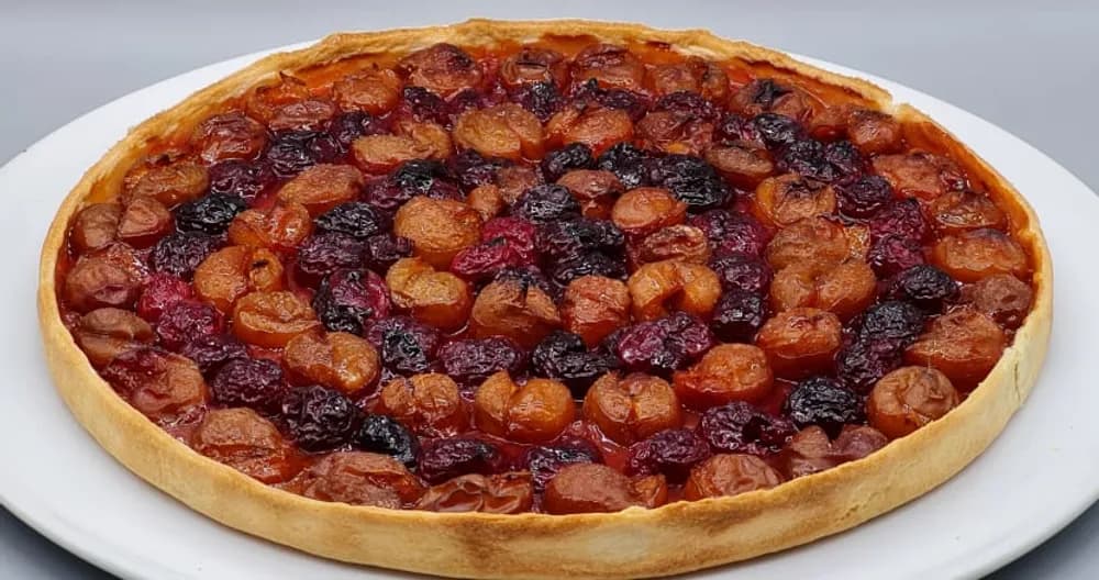 Image Tarte Mirabelles Cerises