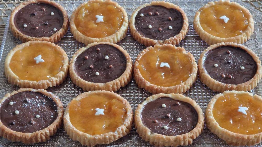 Image Tartelettes Renversées Confiture Gianduja