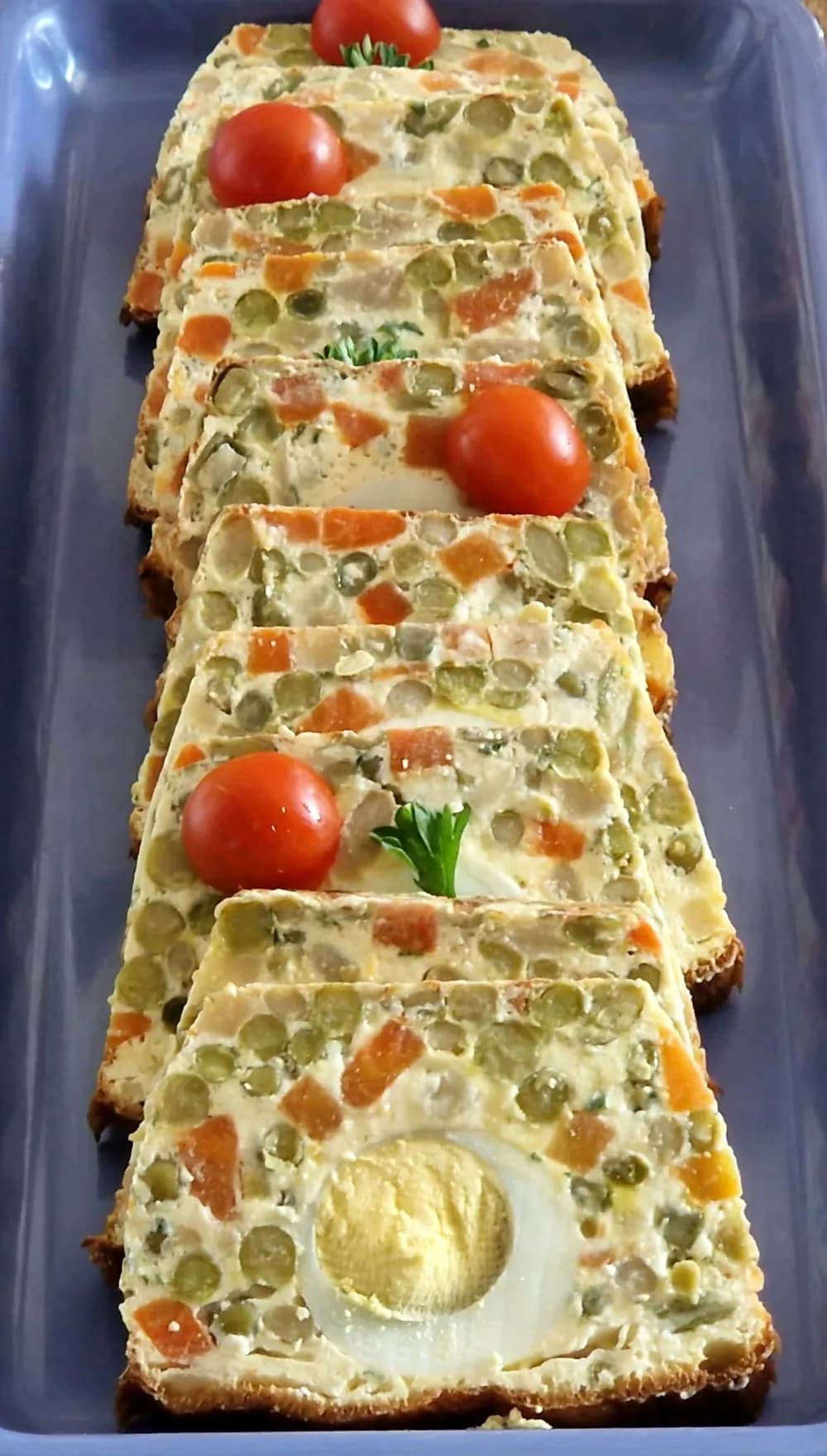 Image Terrine Macédoine Œufs Durs
