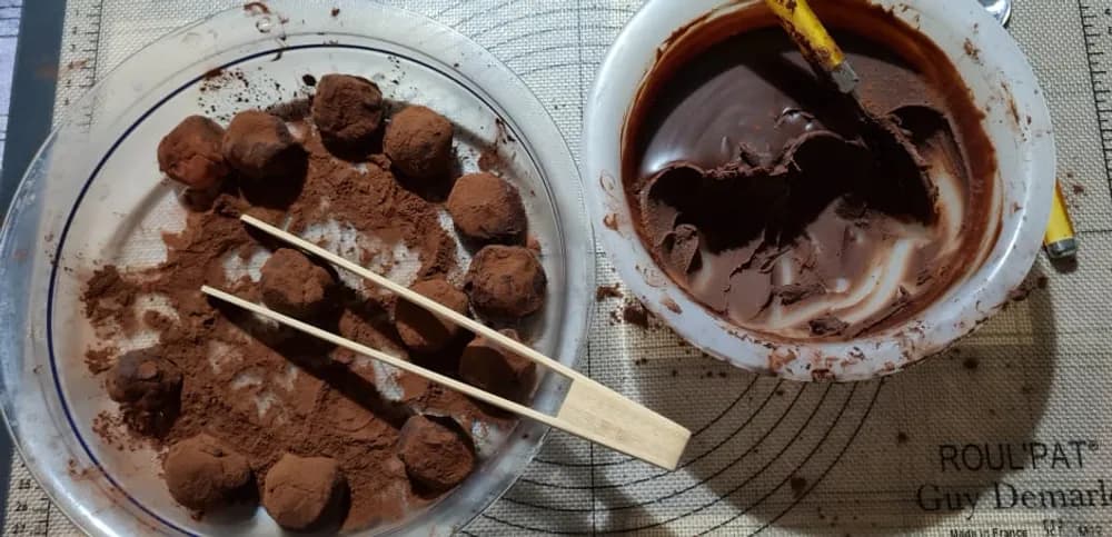 Image Truffes au Chocolat Noir 17