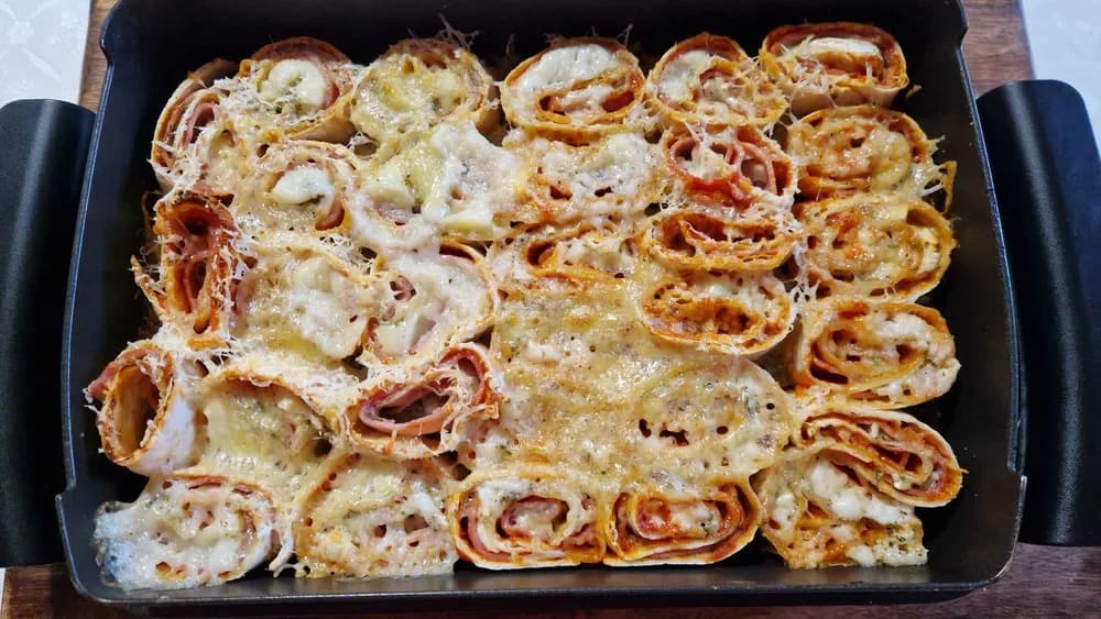 Image Wraps Roulés Façon Pizza