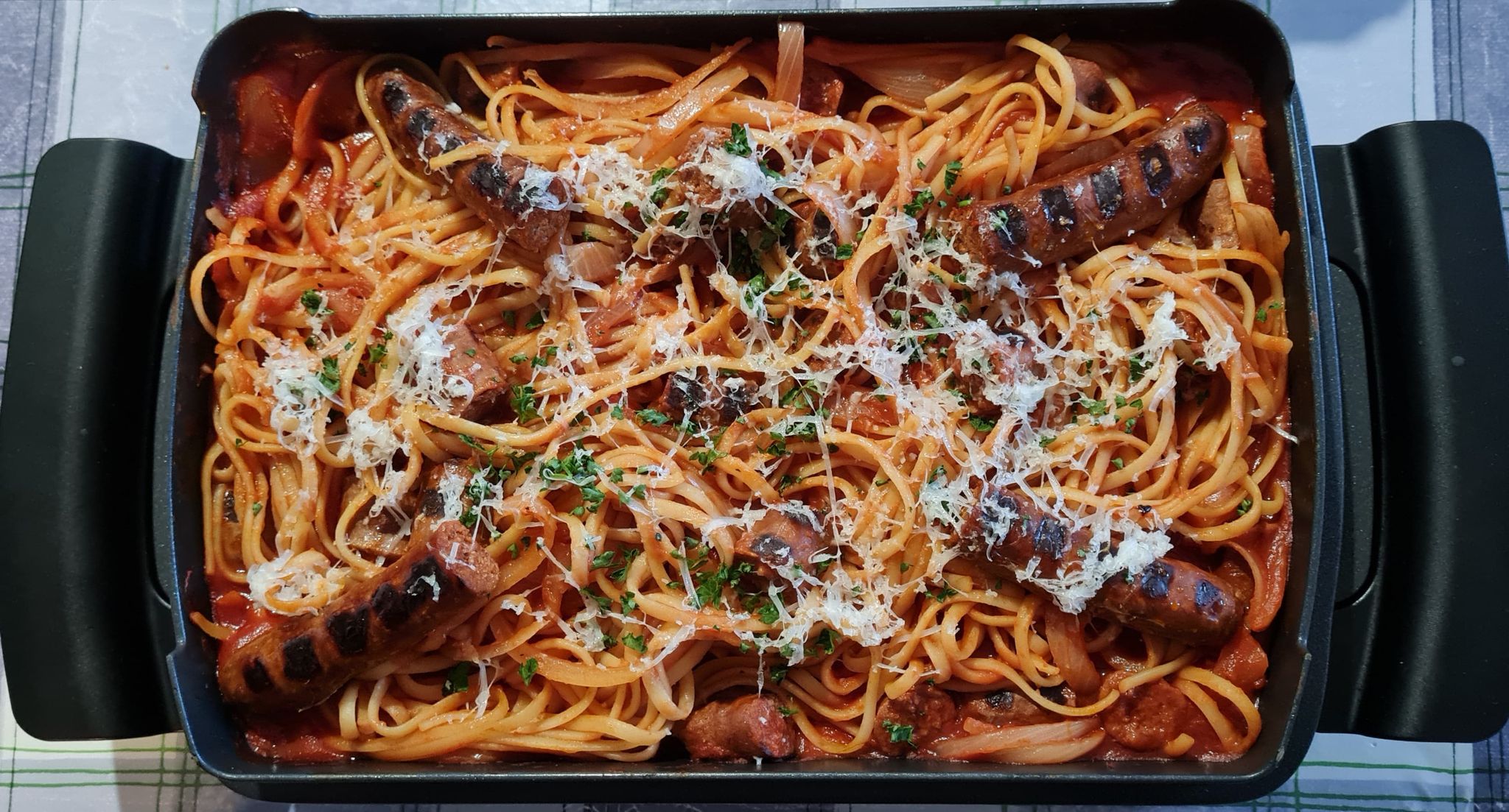Spaghettis-Merguez-Sauce-Tomate