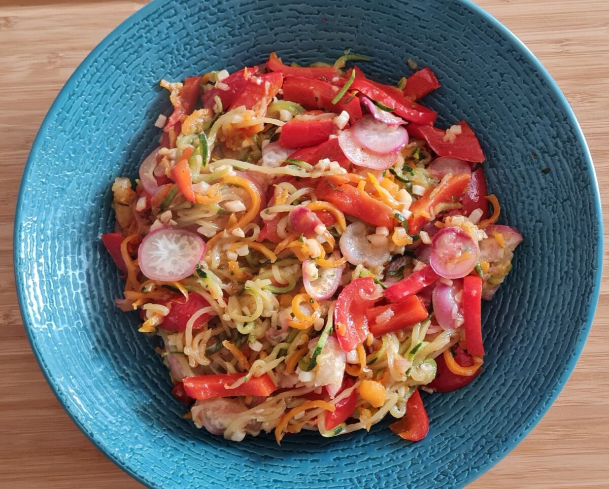 Aiguillettes de Poulet et Légumes à la Plancha - Tatagateau