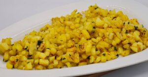 Brochettes-Poulet-Pommes-Terre-Sautées-6 Brochettes-Poulet-Pommes-Terre-Sautees