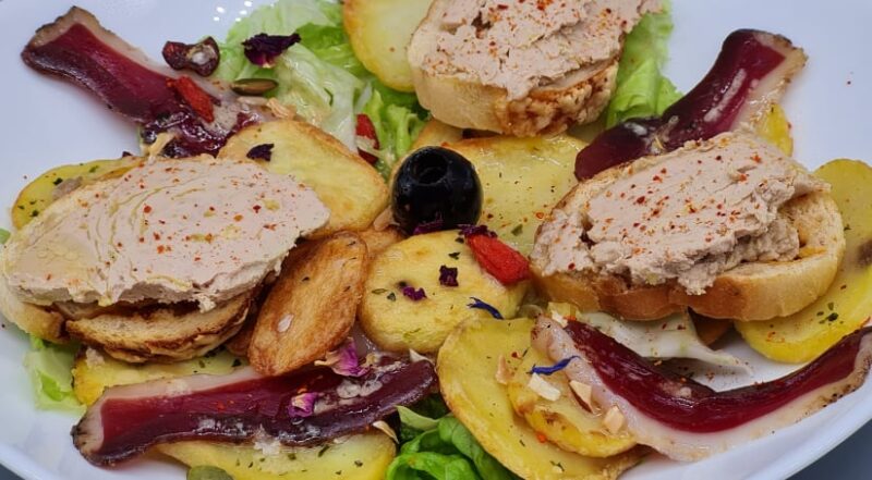 Salade Périgourdine au Foie Gras - Tatagateau