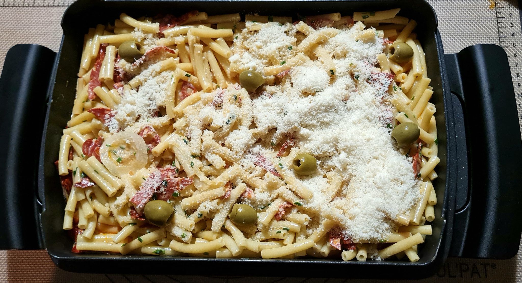 Macaroni-Chorizo-Parmesan