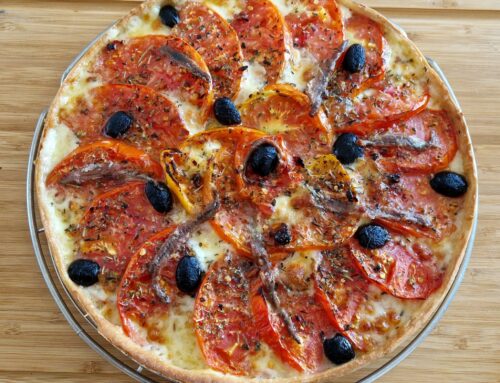Tarte Tomates Mozza Façon Pizza