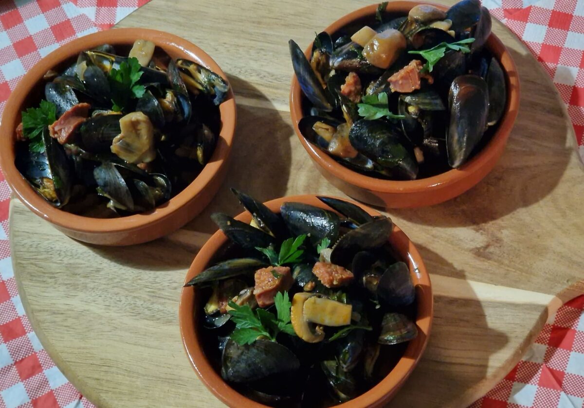 Moules Chorizo Champignons - Tatagateau
