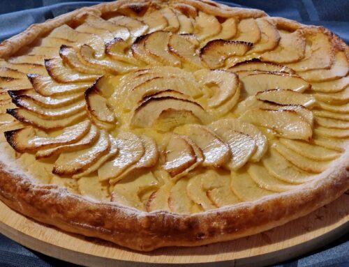 Tarte aux Pommes et Crème Pâtissière