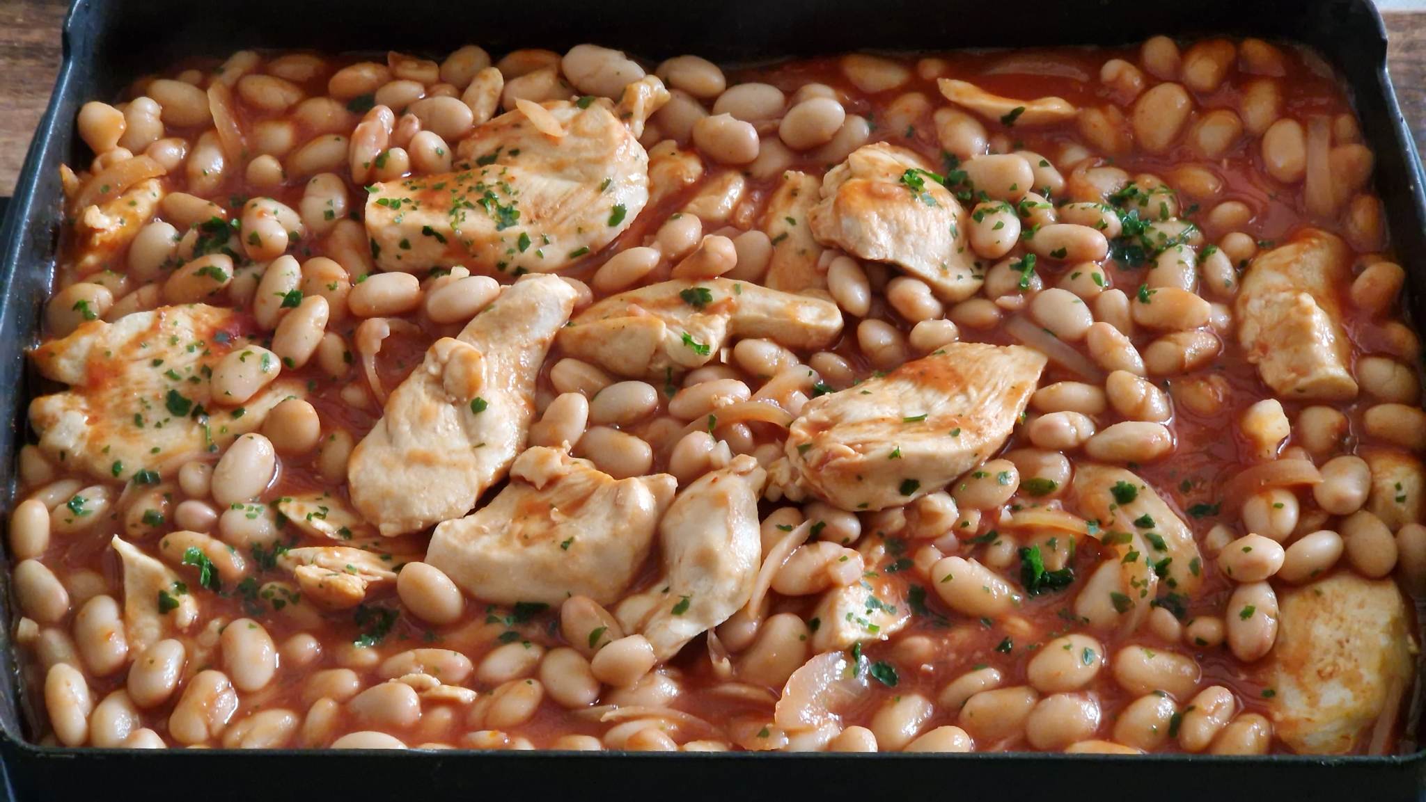 Eminces-Poulet-Haricots-Blancs