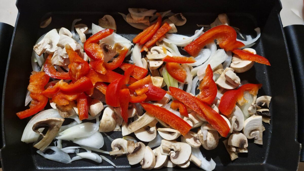 Poêlée de Riz Chorizo Champignons - Tatagateau Poêlée de Riz Chorizo Champignons - Tatagateau