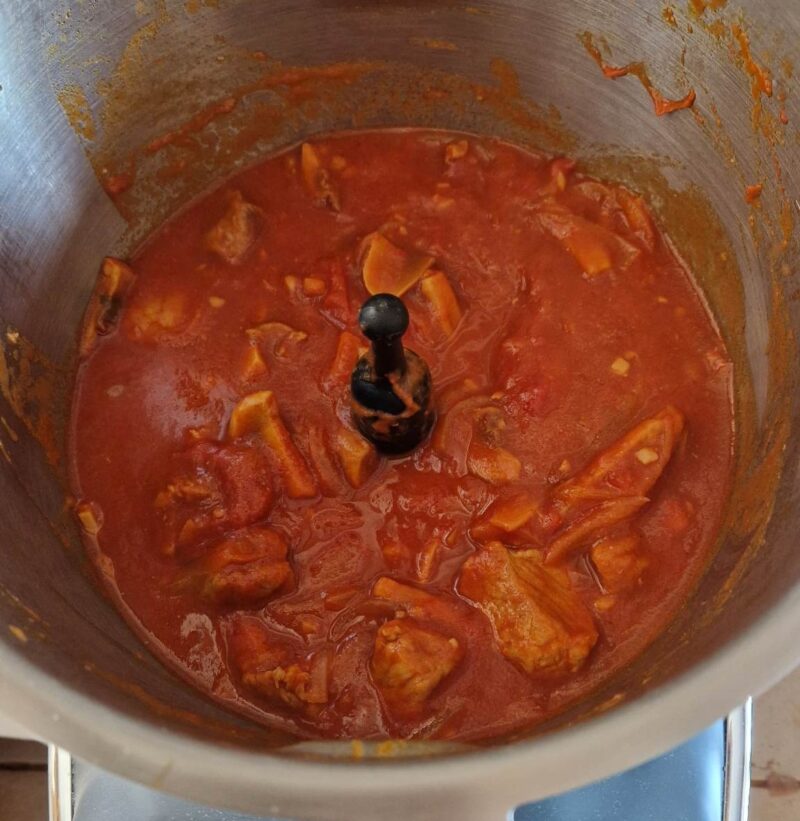 Sauté de Porc Tomate Champignons - Tatagateau