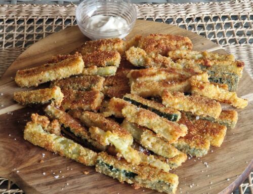 Frites de Courgettes Panées